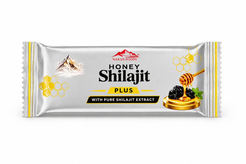 Honey Shilajit Plus Mini Pack – 4 Sachets | Pure Premium Shilajit with Honey