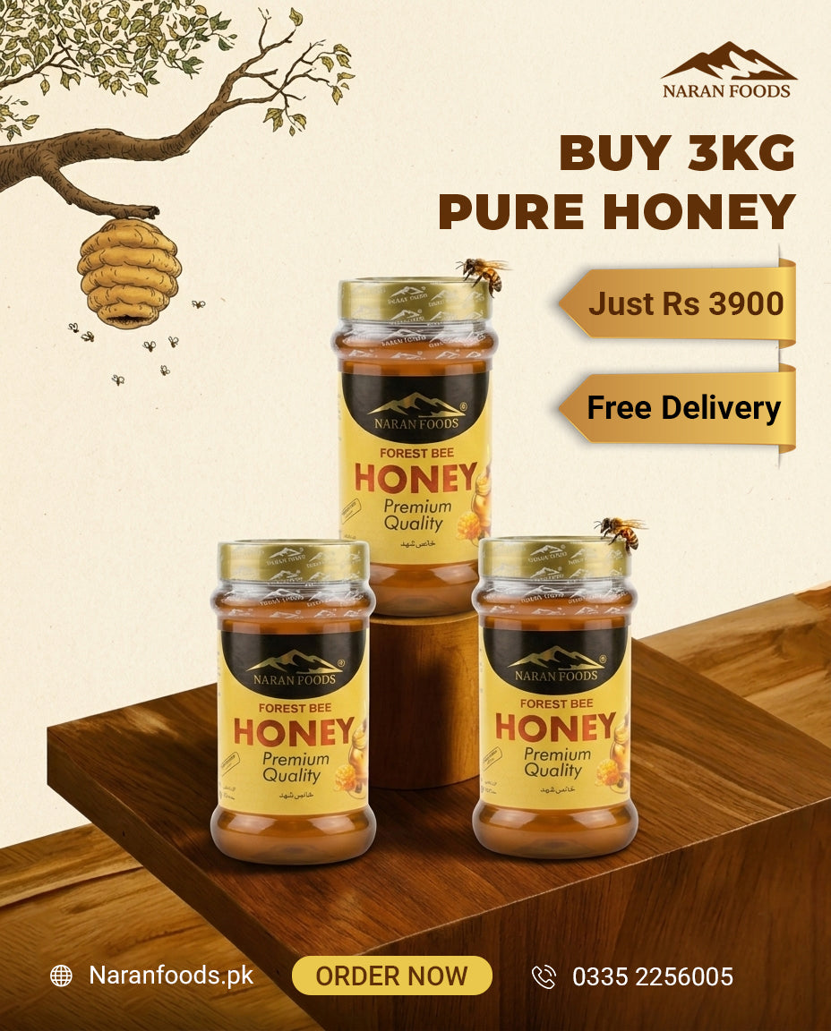 Pure Forest Bee Honey 3Kg – Naran Premium Quality
