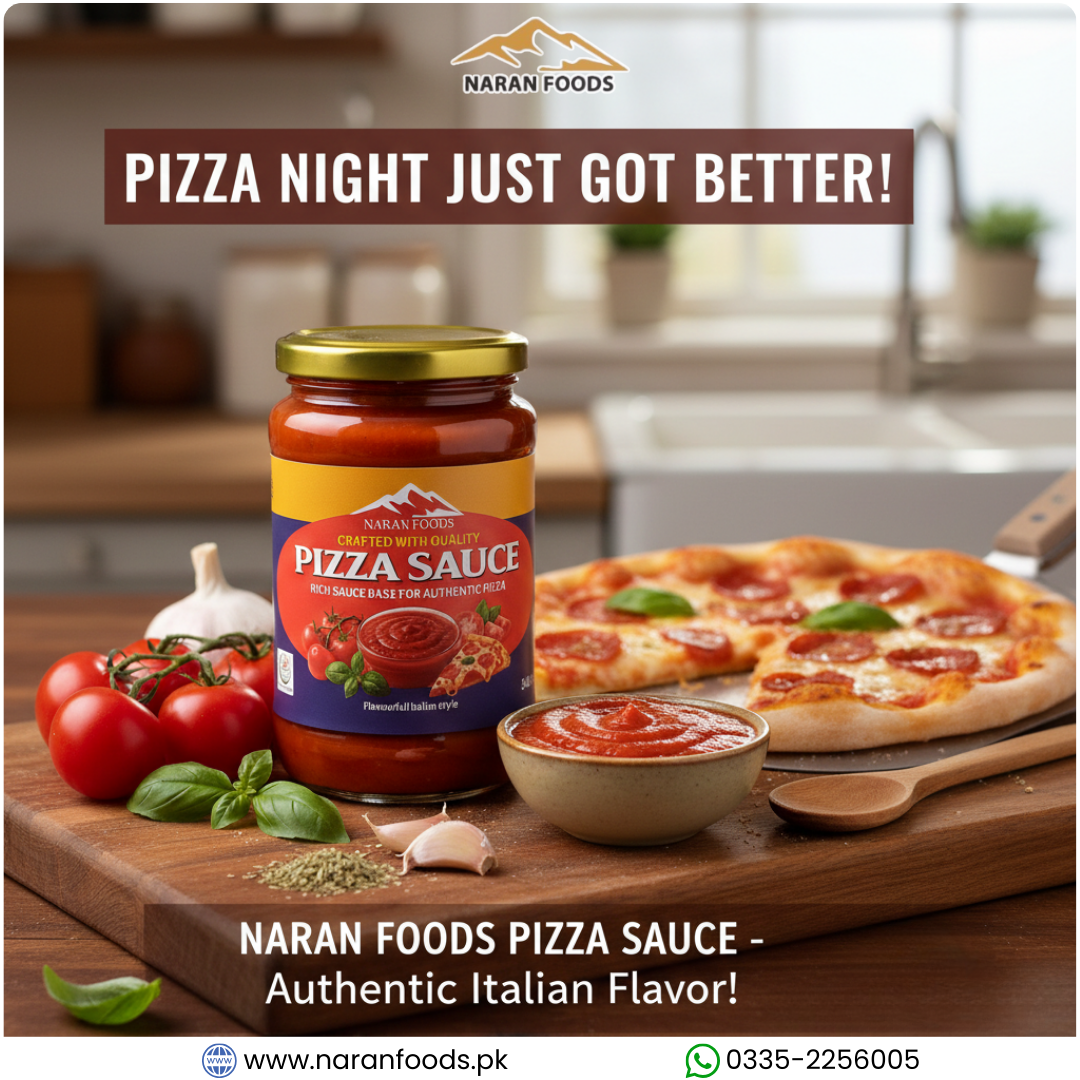 Naran Foods Pizza Sauce – 340g Jar