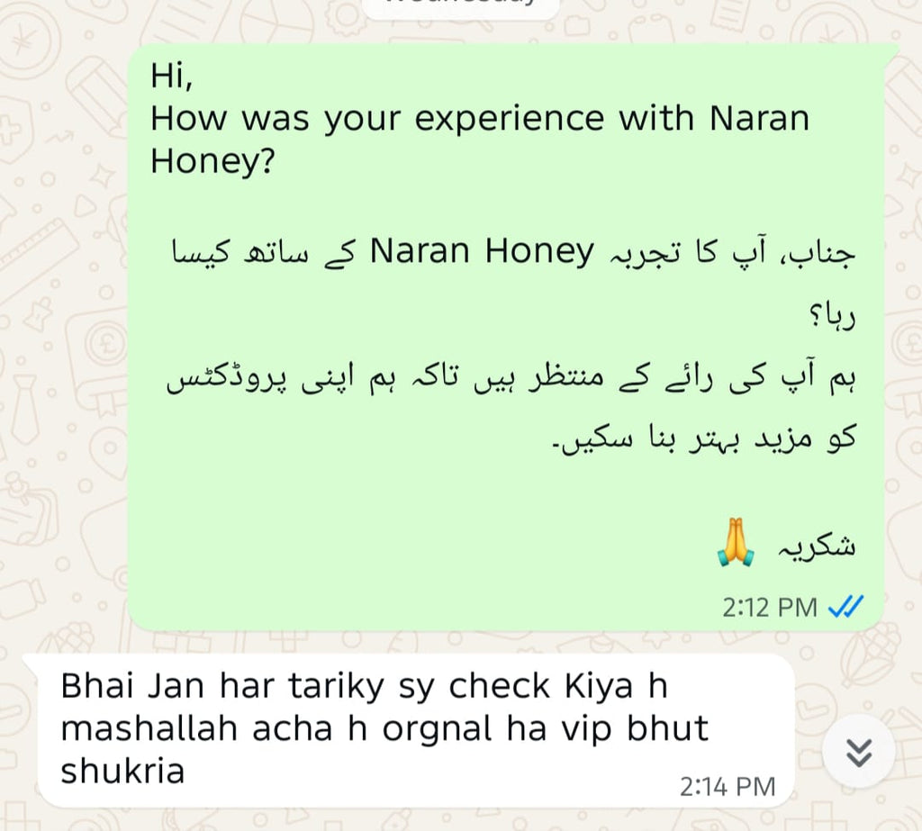 NARAN FOREST BEE (ACACIA) HONEY 1000gm
