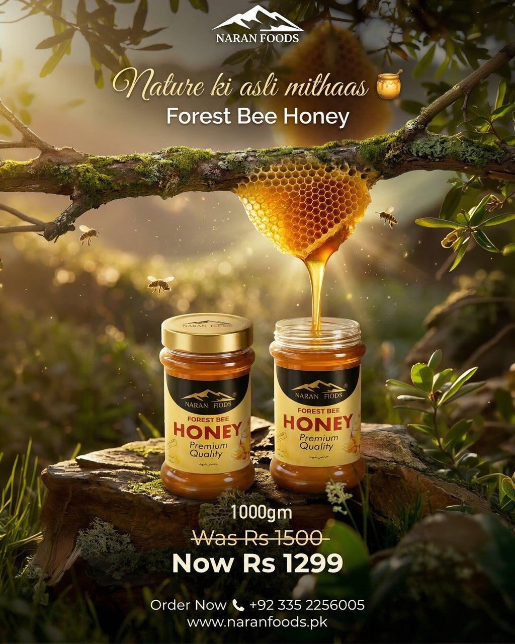 FOREST BEE ACACIA HONEY 1000gm