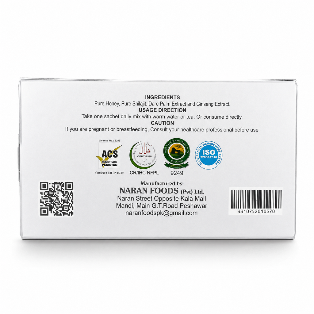 Honey Shilajit Plus – Buy 3 Boxes for PKR 2,100 | Launch Offer + Free Delivery | Naran Foods